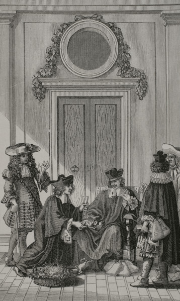 The Litigants"" (Les Plaideurs). Comedy in three acts written by French playwright Jean Racine
