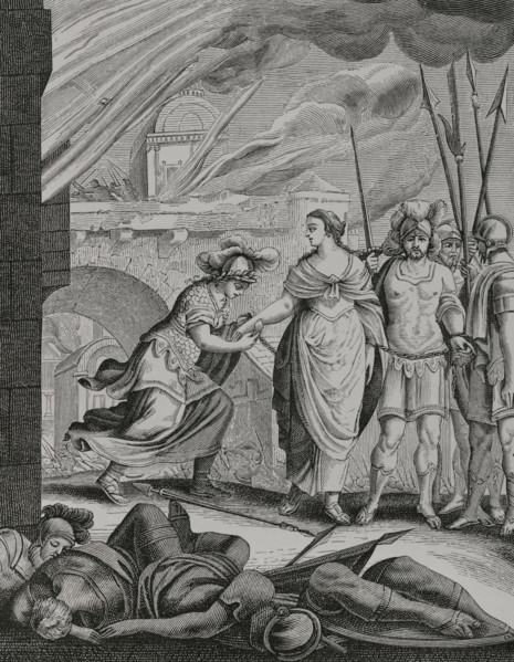 La belle esclave"" (The Beautiful Slave). Illustration for the frontispiece of the tragicomedy