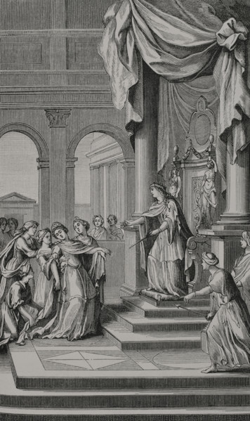 Esther"". Tragedy written in 1689 by French poet and dramatist Jean Racine (1639-1699). It consists