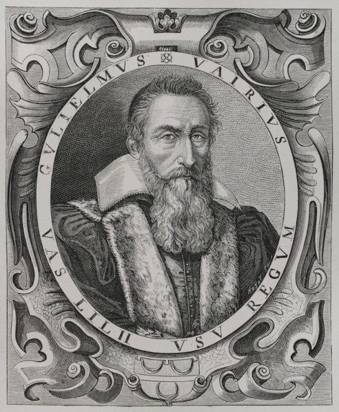 Guillaume du Vair (1556-1621). French prelate, politician, and moralist writer. Garde des sceaux de