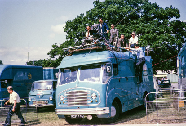 ATV outside broadcast vehicle, Royal Agricultural Society of England show, The Royal Show,