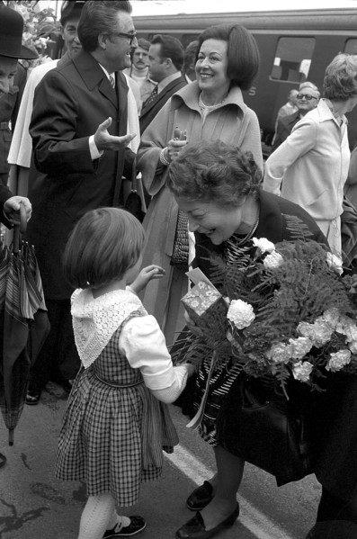 Celebration for the president of National Council Elisabeth Blunschy in Schwyz 1977