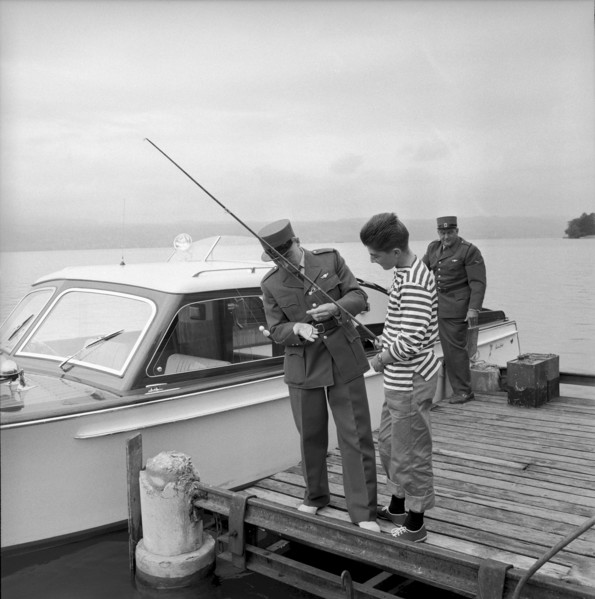 Water rescue police of the cantonal police Zurich 1957