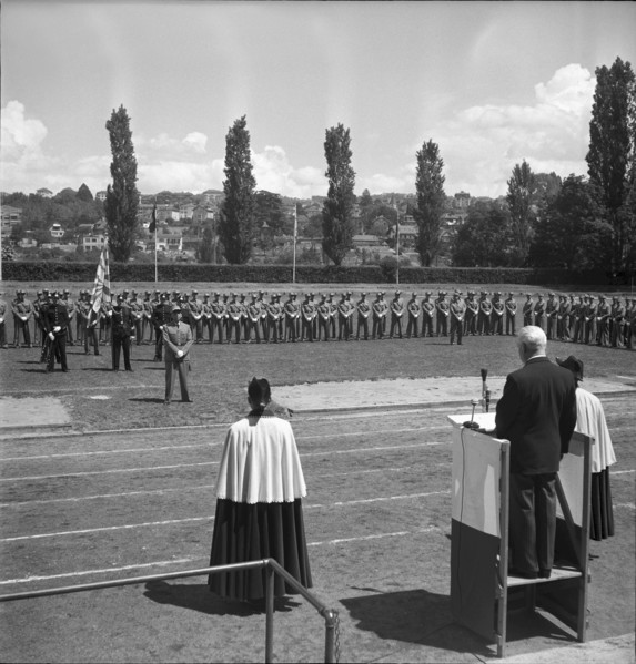 150 years anniversary, jubilee of Police Vaudoise, Lausanne 1953