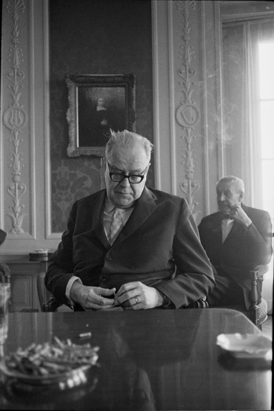 Prime minister Tage Erlander in Berne 1969