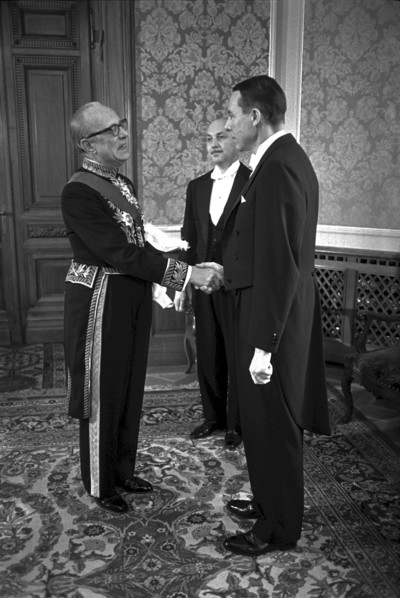 New Year reception at Federal Palace 1965: Munkki, Tschudi