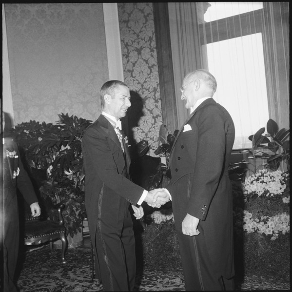 New Year reception at Federal Palace 1961: De Mello-Franco, Wahlen