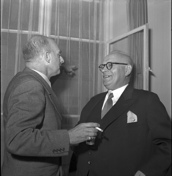 Swiss diplomats conference Berne 1949: Zurlinden, Nobs