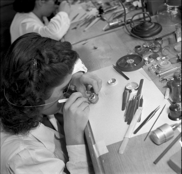Watch factory Rolex, Geneva 1949