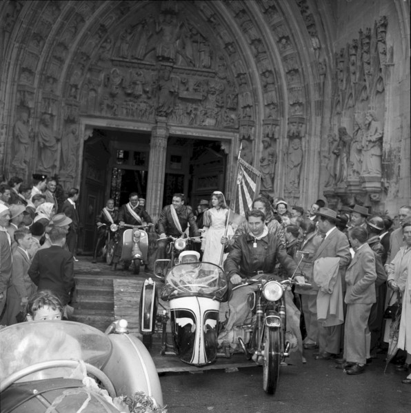 Swiss rally of Madonna der Zentauren, Fribourg 1958