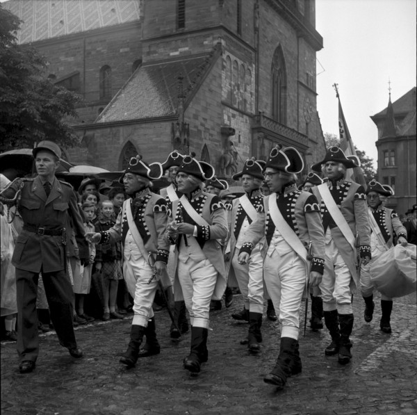 Commemoration 510 years Battle of St. Jakob an der Birs, Basle 1954