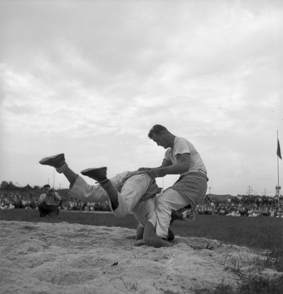 St. Jakob wrestling in Basle 1944
