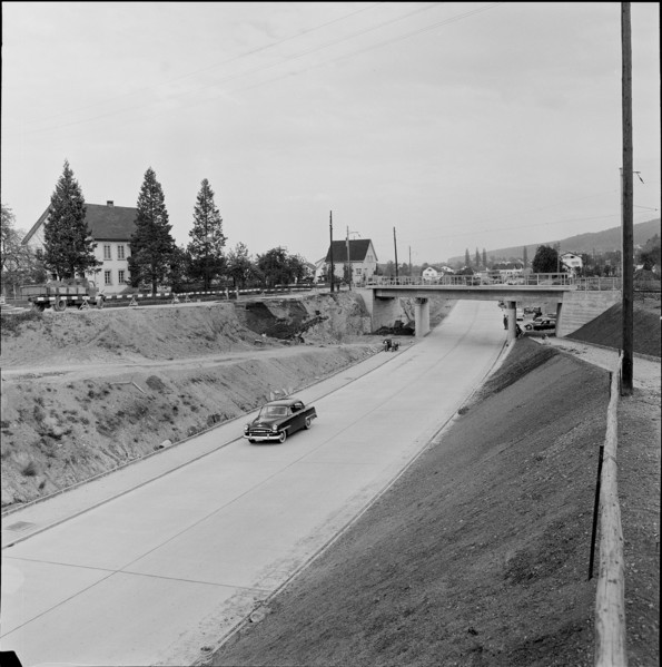Underpass in Freienbach 1957