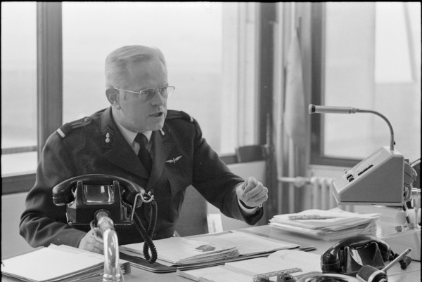 Roland Troyon, security officer at airport Cointrin, 1971