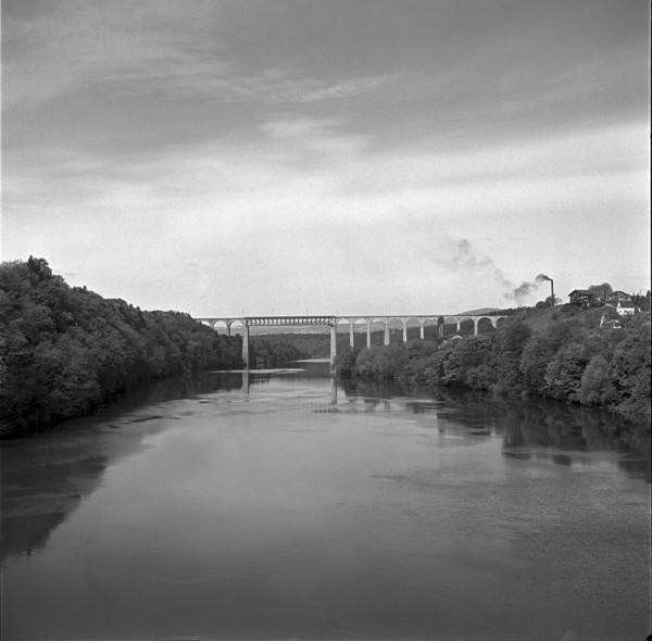 Rhine bridge near Ruedlingen 1952