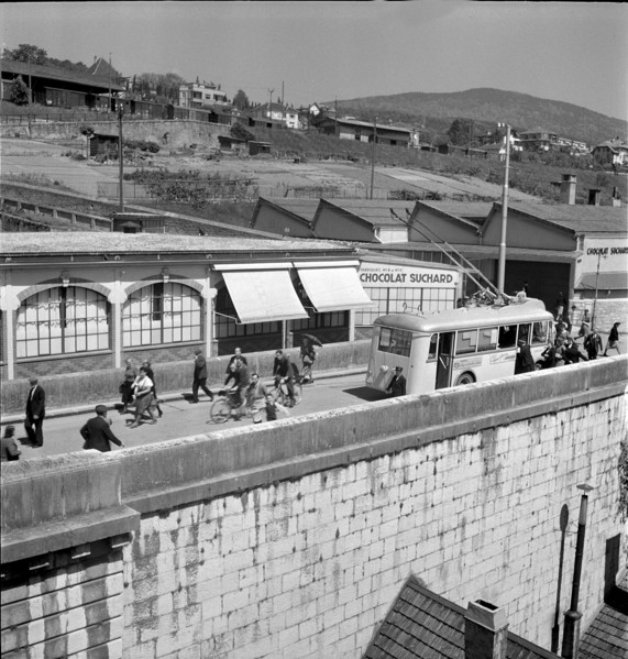 Chocolate factory Suchard, Serrieres 1942