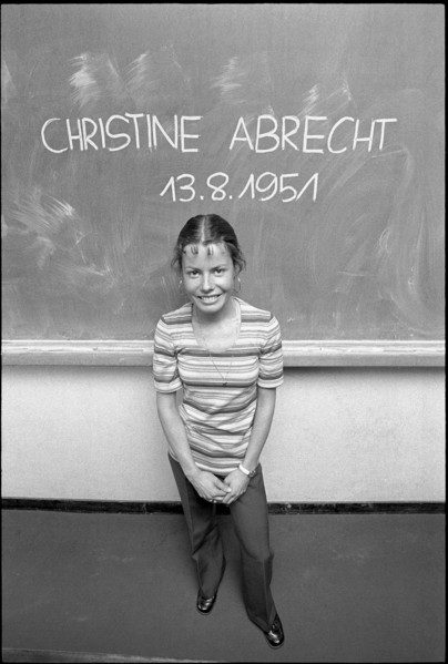 Christina Abrecht in Paris 1971