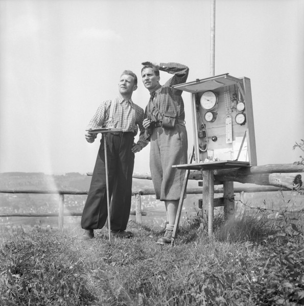 Course for mountain hiking, St. Gallen 1943