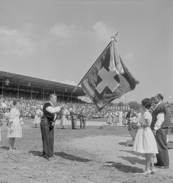 Swiss wrestling festival Zug 1961