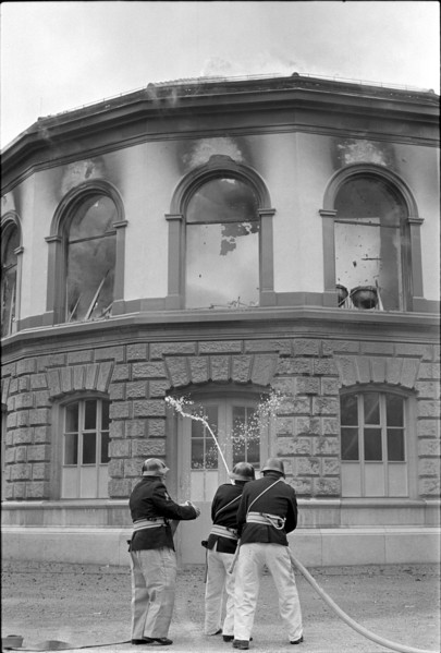 Fire at Technikum Winterthur 1968