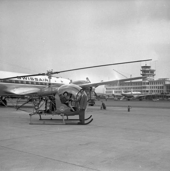Miss Mac Factor visiting Zurich 1957