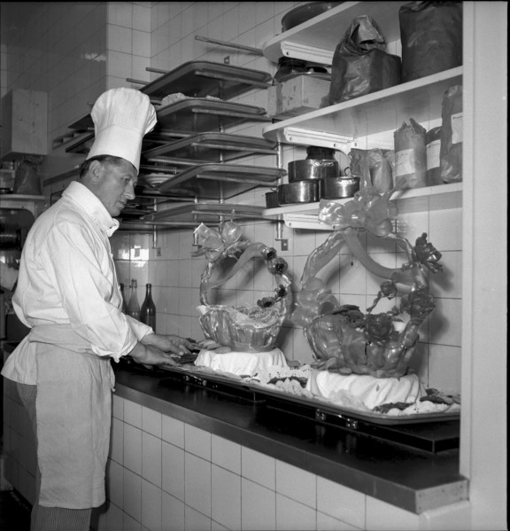 Geneva, Hotel du Rhone 1950