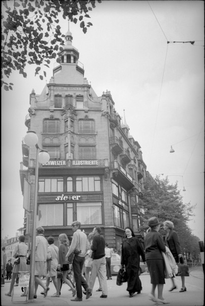 Zurich Bahnhofstrasse, Schweizer Illustrierte, Sie + Er 1969