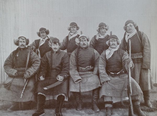 Border guards dressed as Honghuzi Photo by Gusev