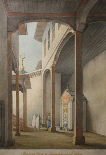 Crimea Fountain of Tears in Bakhchisaray Palace 1835 Nikanor Chernetsov (1804-1879)