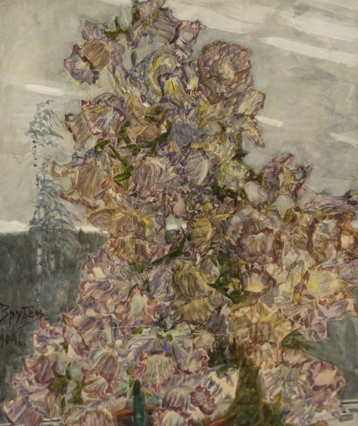 Campanules 1904 Vrubel Mikhail (1856-1910) Watercolour, whitewash and graphite pencil on paper
