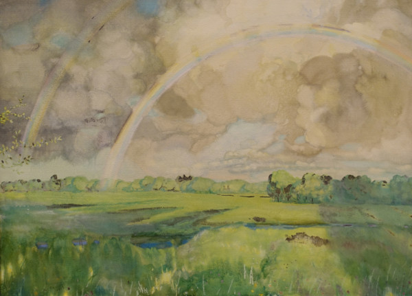 Rainbow 1908 Konstantin Andreevich Somov (1869-1939) Watercolour