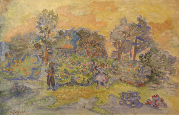 Dance on the Lawn 1910 Nikolay Sapunov (1880-1912)