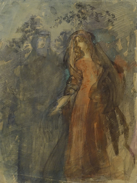 Faust and Margarita 1900s Pyotr Ignatyevich Bromirsky (1886-1919/1920)
