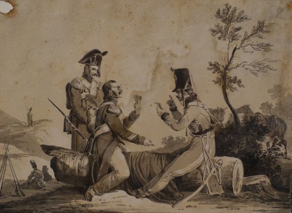 Soldiers playing cards Not earlier than 1818 Emile Jean Horace Vernet (1789-1863)