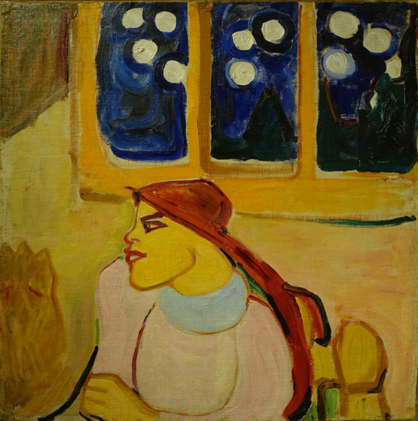 Woman in a Headscarf Scandinavian Princess 1910 Guro Elena (1877-1913)