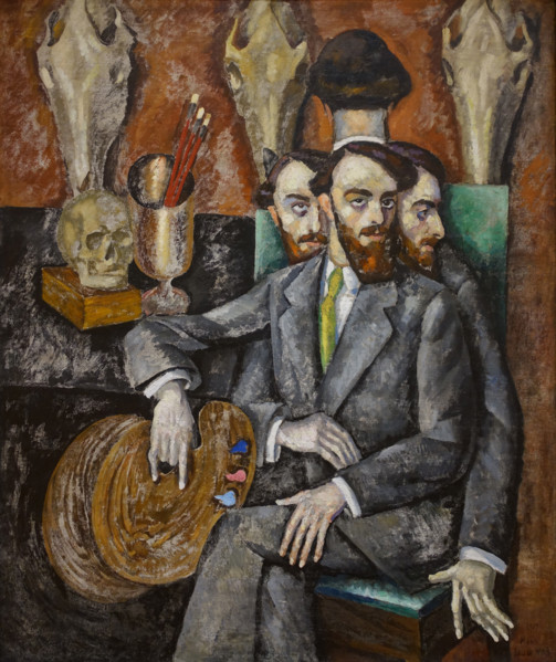 Portrait of the Artist Adolphe Milman (1886/1888-1930) 1916-1917 Mashkov Ilya Ivanovich (1881-1944)