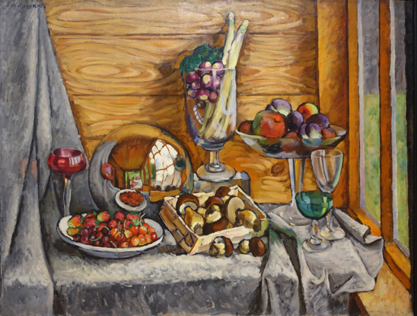Still Life with Mushrooms 1915 Mashkov Ilya Ivanovich (1881-1944)