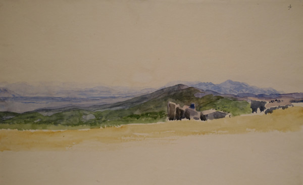 Mountains Second half of the 1840s - 1850s Ivanov Aleksander Andreevich (1806-1858) Watercolor, graphite pencil on paper