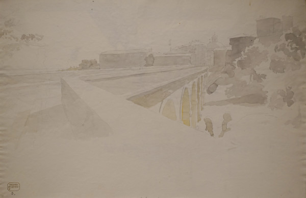 Ariccia Ponte di San Rocco Second half of the 1840s - 1850s Ivanov Aleksander Andreevich (1806-1858)