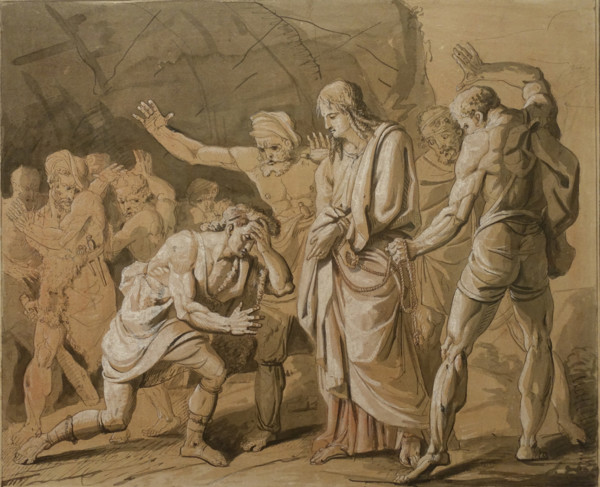 Robber's Repentance 1816 Fedor Bruni (1799-1875)