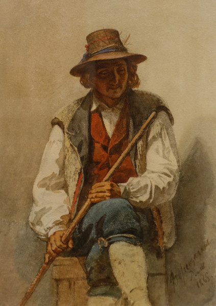 Roman Shepherd 1865 Vasiliy Vereshchagin (1835-1909)