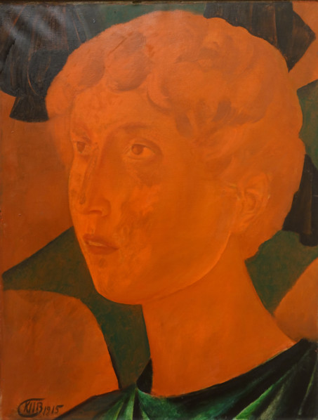 Head of a Youth Red Angel 1915 Kuzma Sergeevich Petrov-Vodkin (1878-1939)