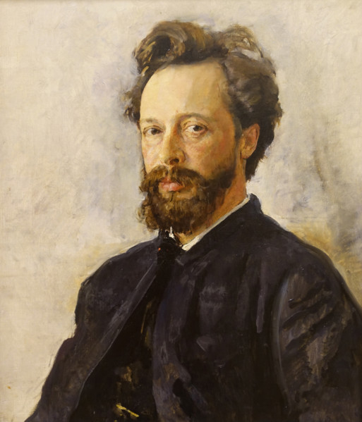 Portrait of railway engineer Semyon Petrovich Chokolov (1848-1921) 1887 Valentin Aleksandrovich Serov (1865-1911)