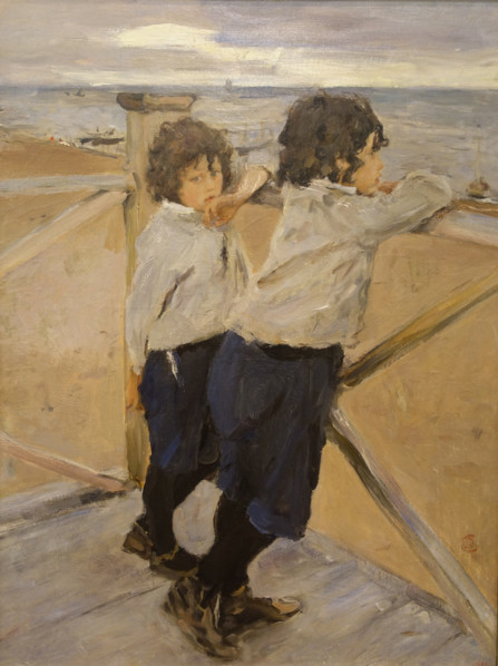 Children 1899 Valentin Aleksandrovich Serov (1865-1911)