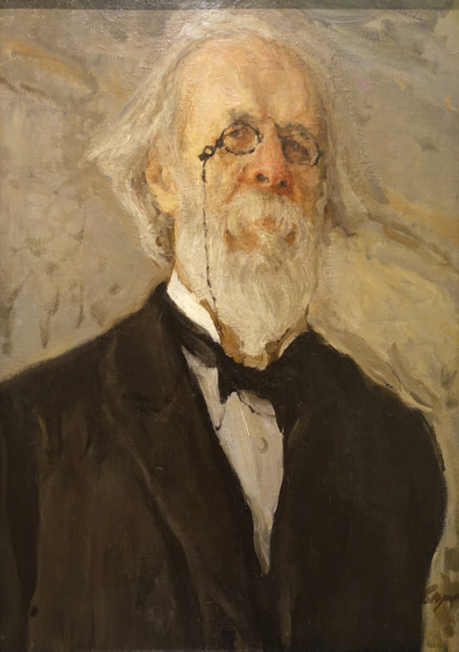 Portrait of the lawyer Dmitry Vasilyevich Stasov (1828-1918) 1905 Valentin Aleksandrovich Serov (1865-1911)