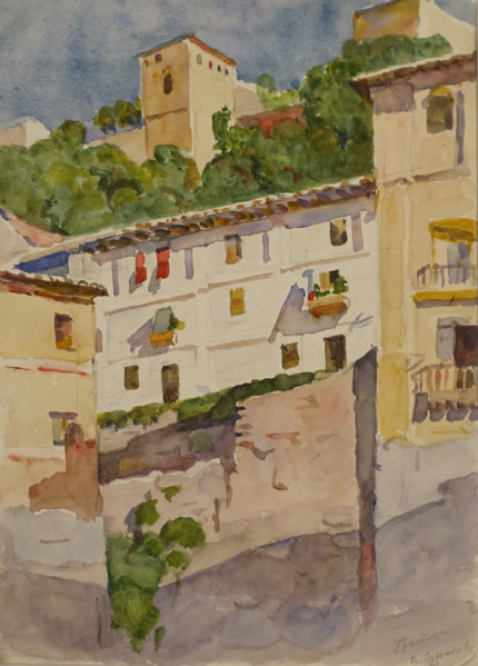 Granada, Spain 1910 Surikov Vasily (1848-1916) Watercolour