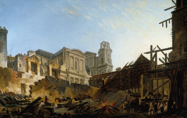 The Saint-Germain Fair after the fire.