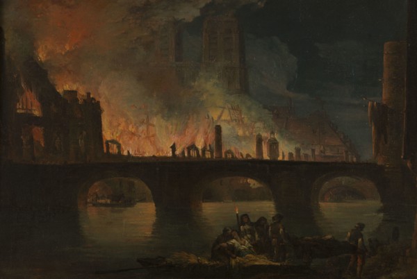 The Fire at the Hotel-Dieu.