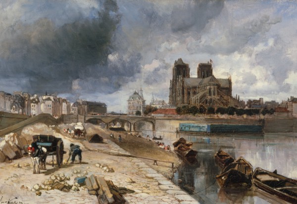Notre-Dame seen from the Quai de la Tournelle.