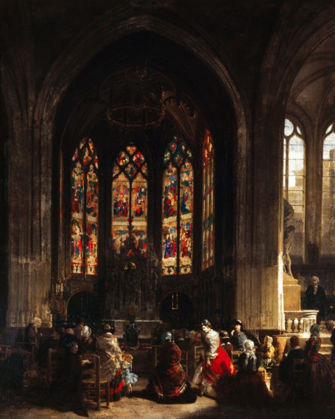The Chapel of the Virgin at the Church of Saint-Gervais-Saint-Protais.